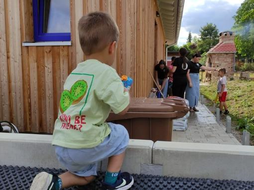 Im Visier der Wasserspritzpistole