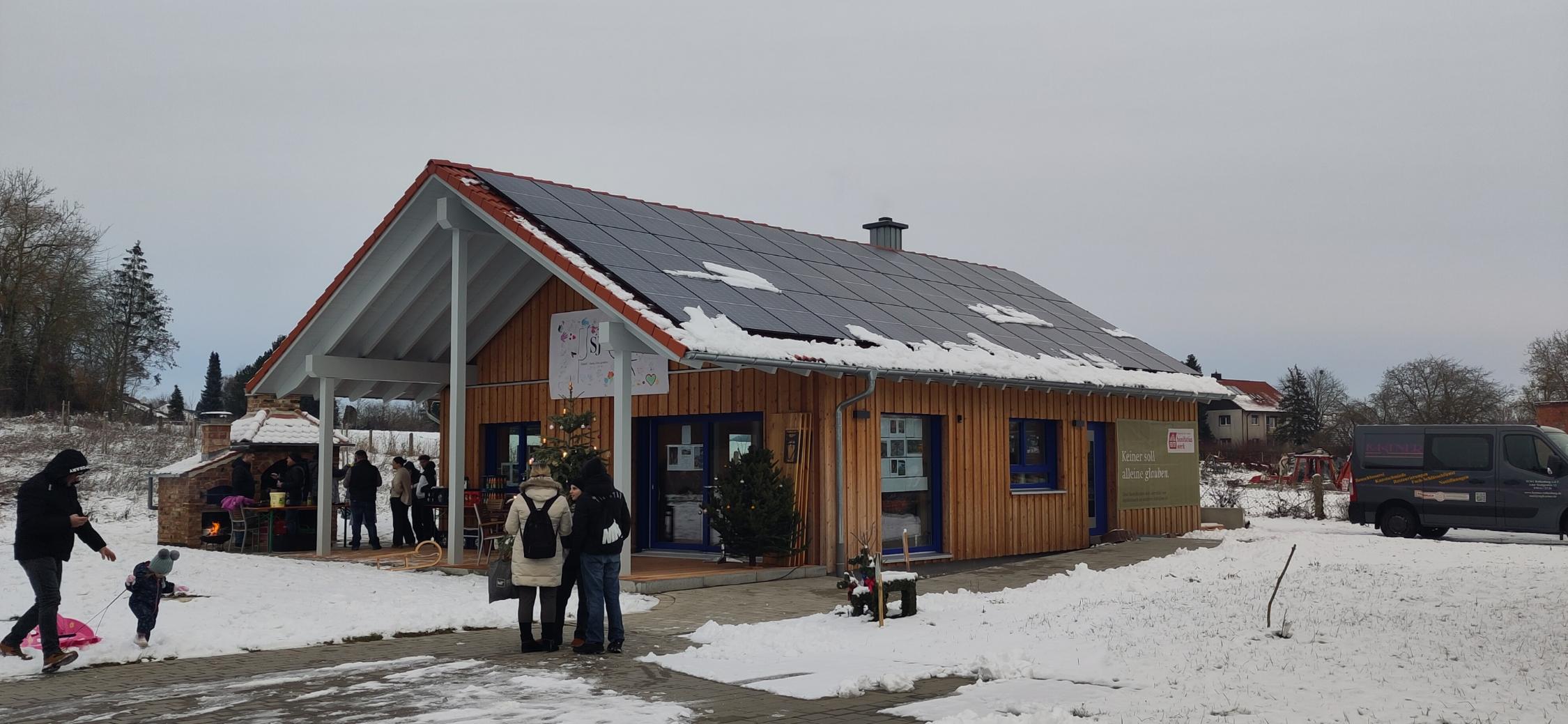 Das neu erbaute Jugendhaus in Rothenburg