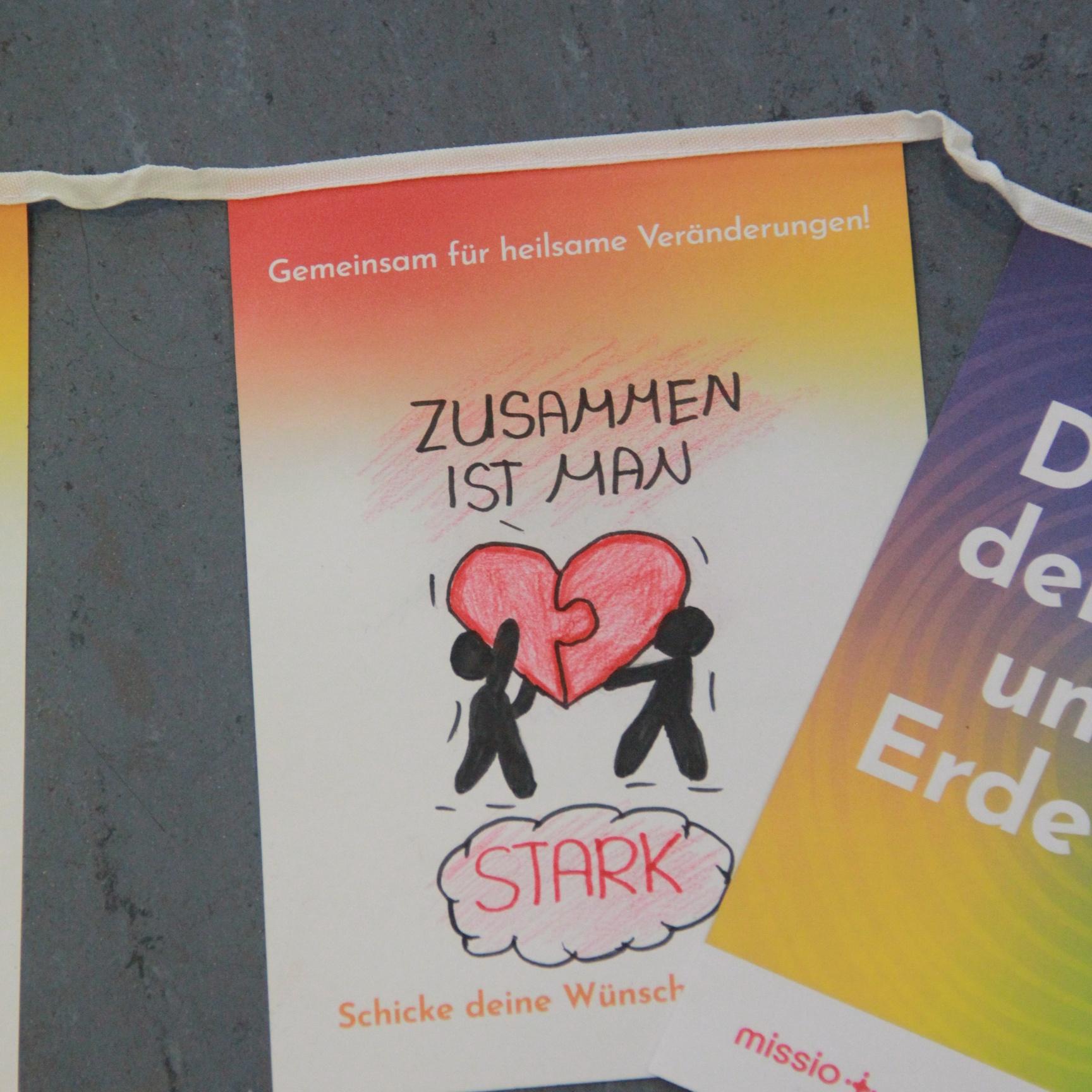 Die MISEREOR-Wimpel-Aktion: „Schicke Deine Wünsche in die Welt!“