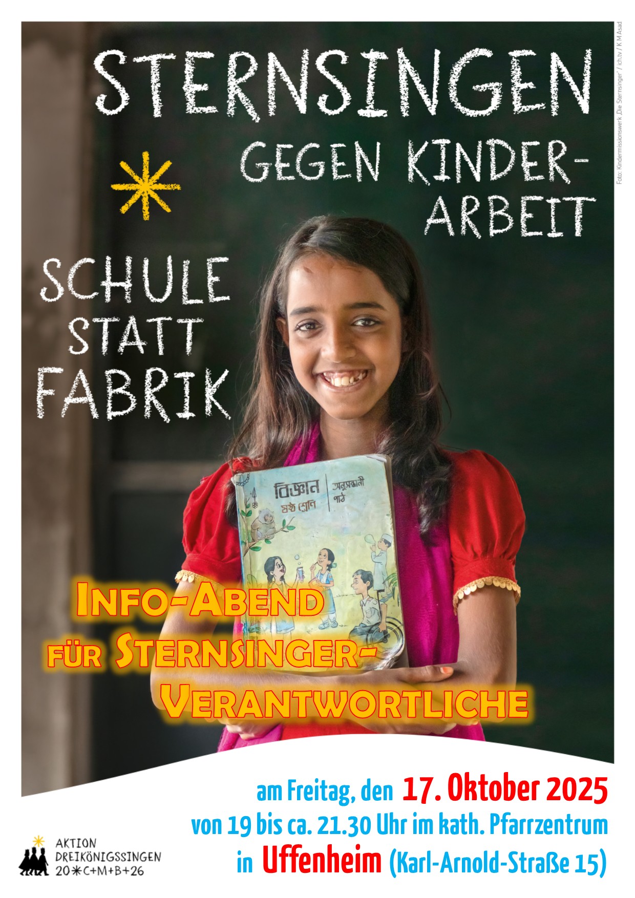 Flyer Sternsinger Infoabend 2025