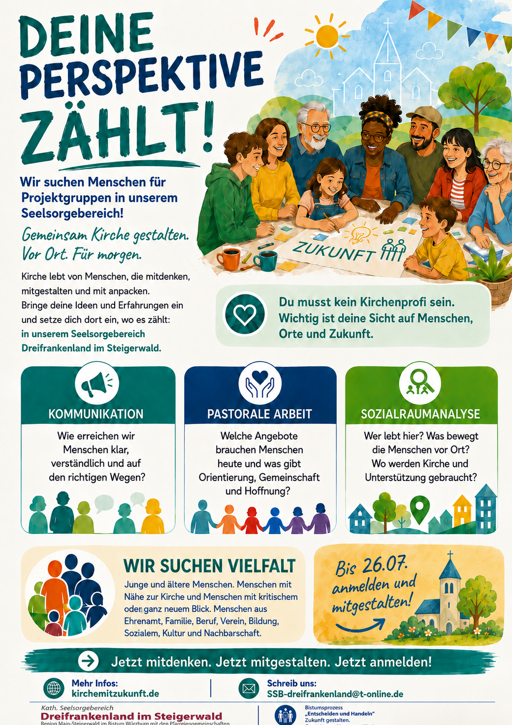 Anmeldemöglichkeit für Arbeitskreise