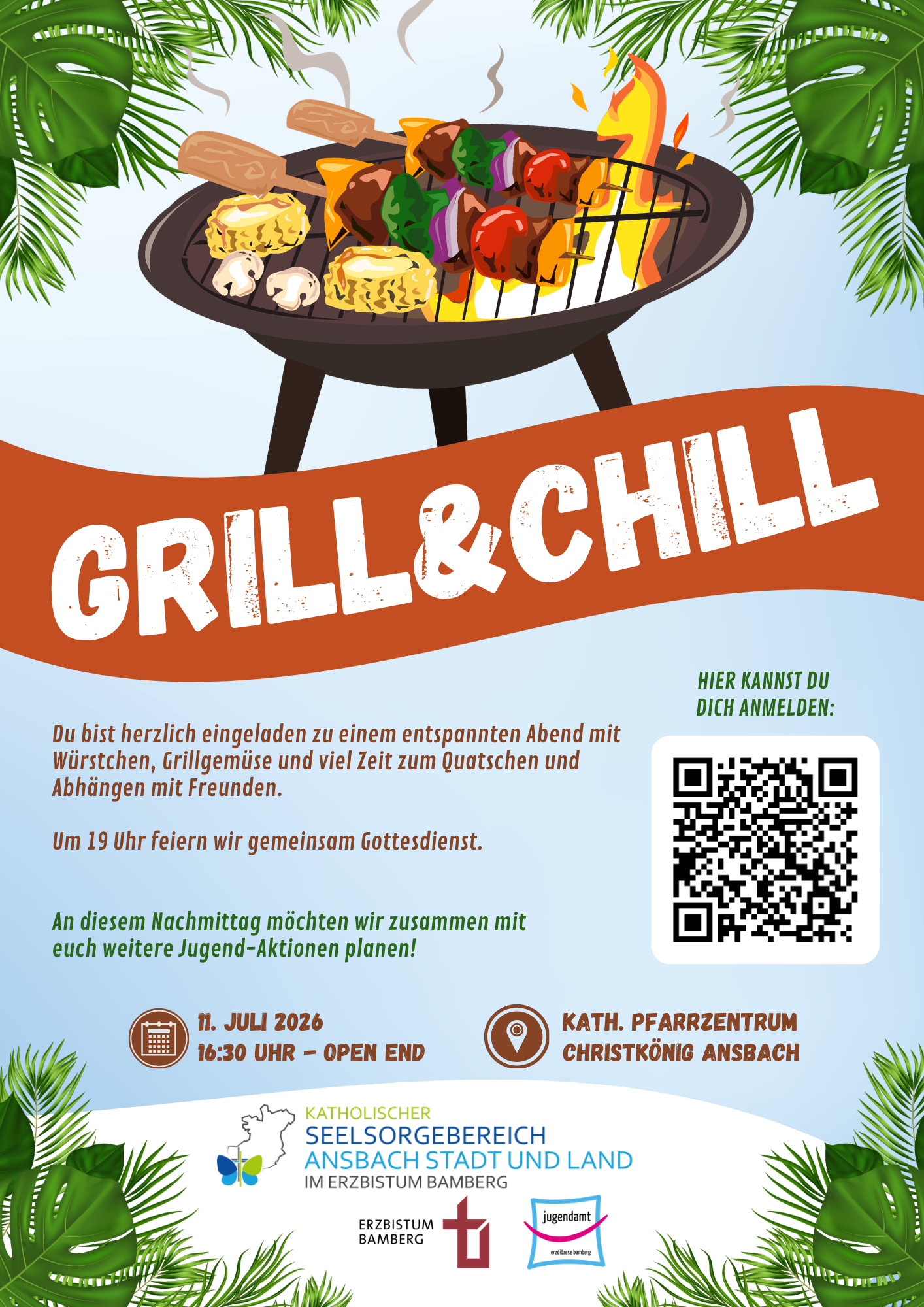 Die Einladung zu Grill&Chill