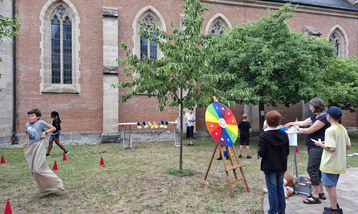 Mit Schwung am Glücksrad