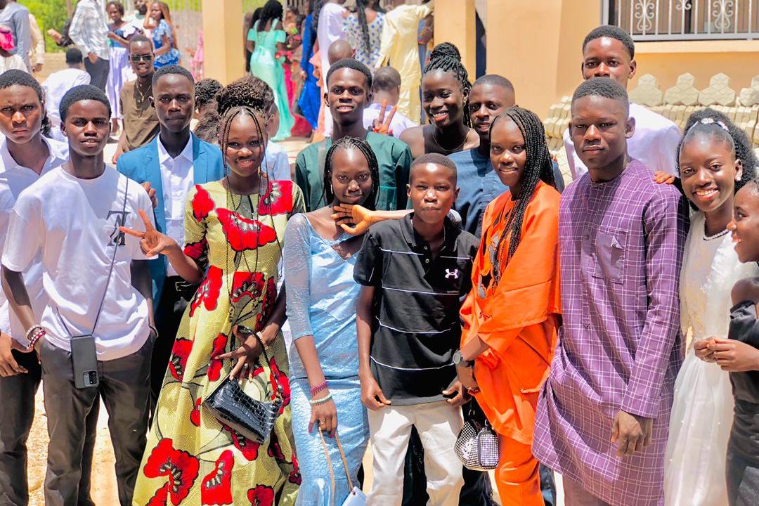 Aktion 'Minis helfen Minis!'; Ministrantinnen und Ministranten aus dem Bistum Thies im Senegal. 2025