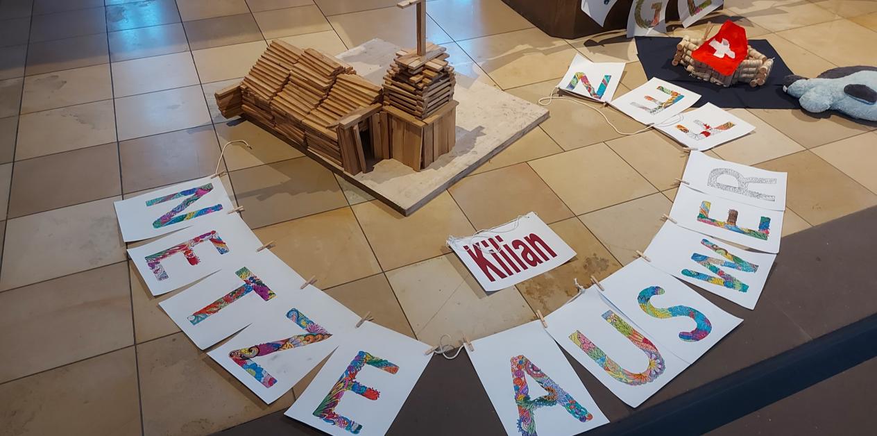Eine Kirche St. Kilian wurde von den Kindern erbaut.