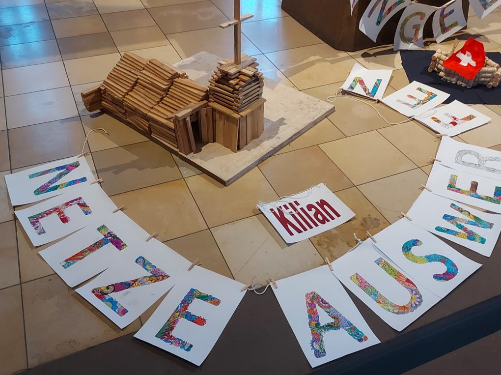 Eine Kirche St. Kilian wurde von den Kindern erbaut.