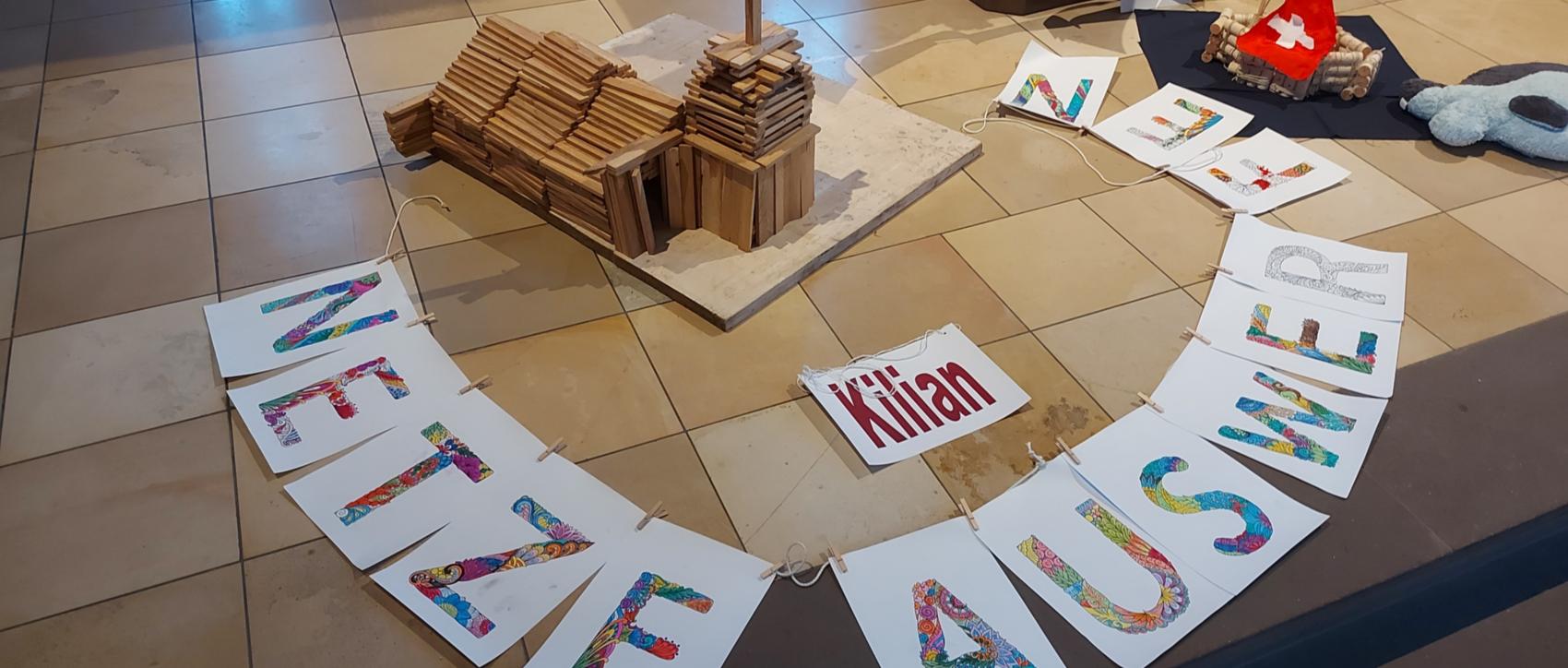 Eine Kirche St. Kilian wurde von den Kindern erbaut.