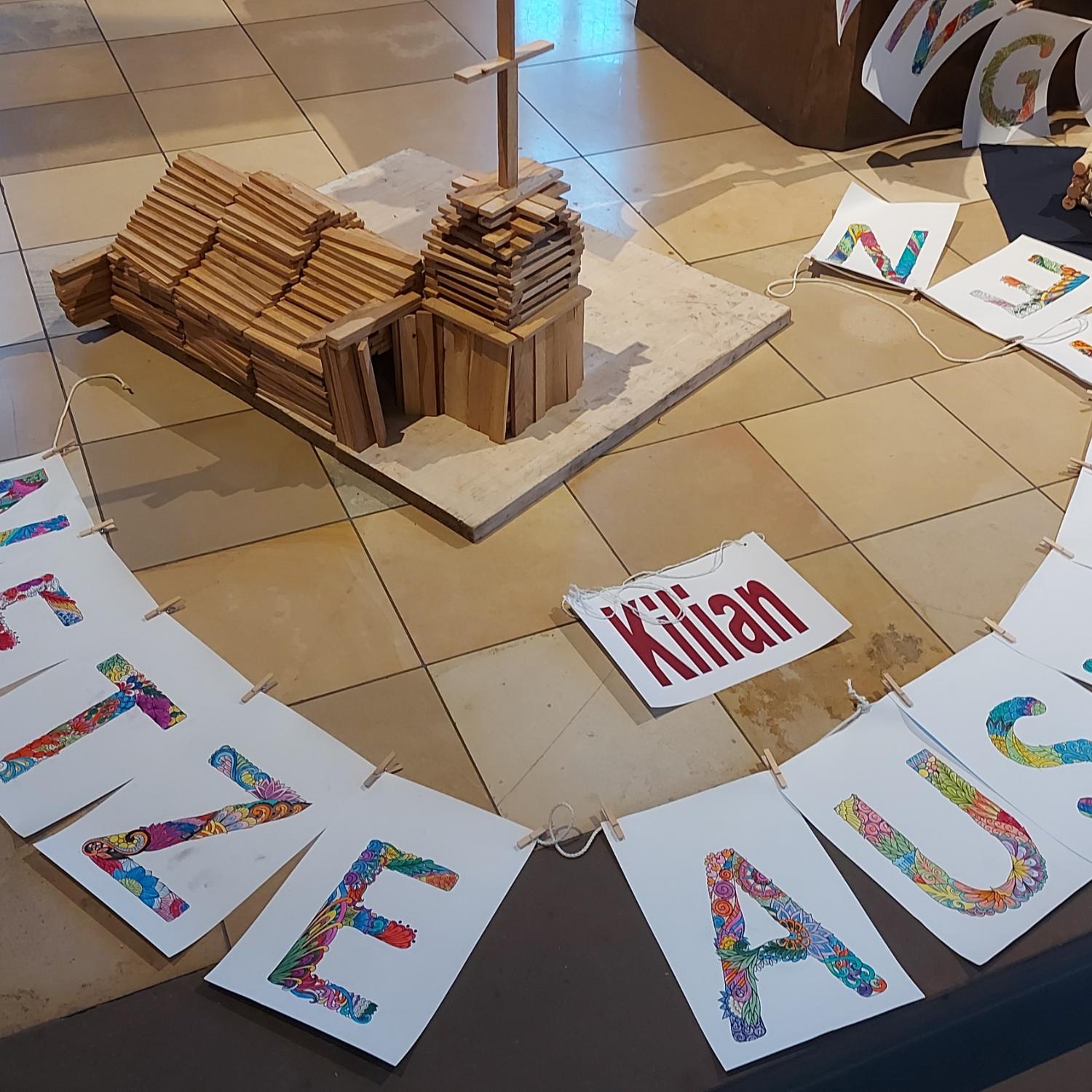 Eine Kirche St. Kilian wurde von den Kindern erbaut.