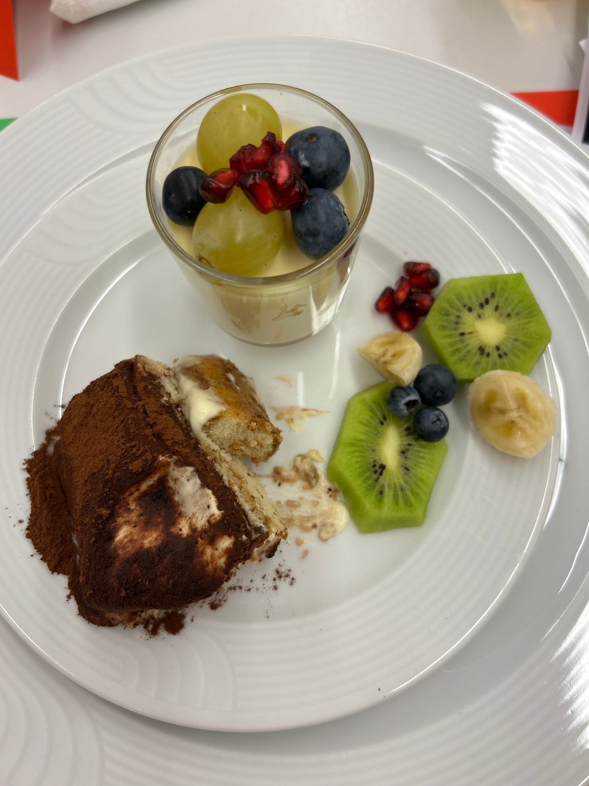 Der leckere Nachtisch beim Krimidinner in Schlüsselfeld