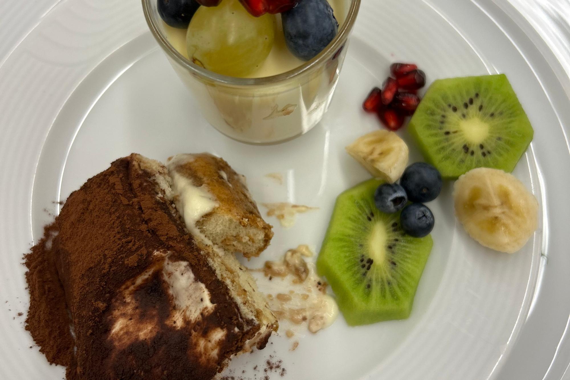 Der leckere Nachtisch beim Krimidinner in Schlüsselfeld