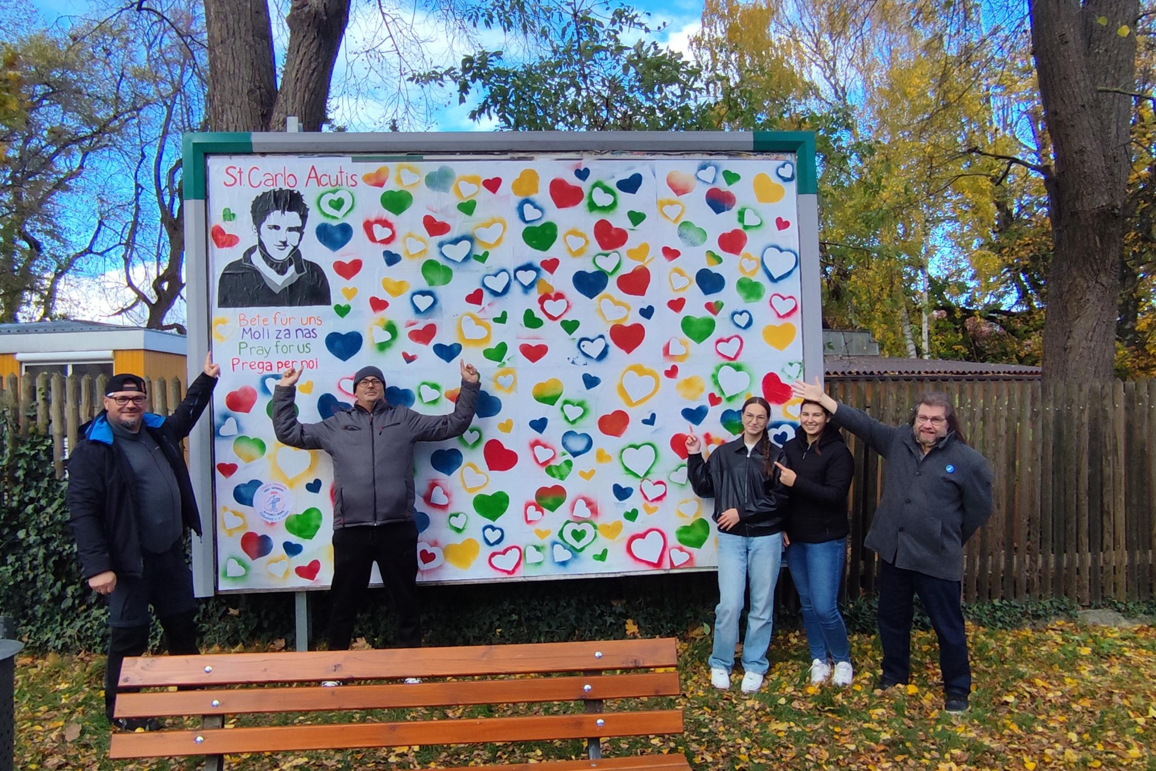Plakatwandaktion 2025 der Kindergruppe St. Johannis Rothenburg