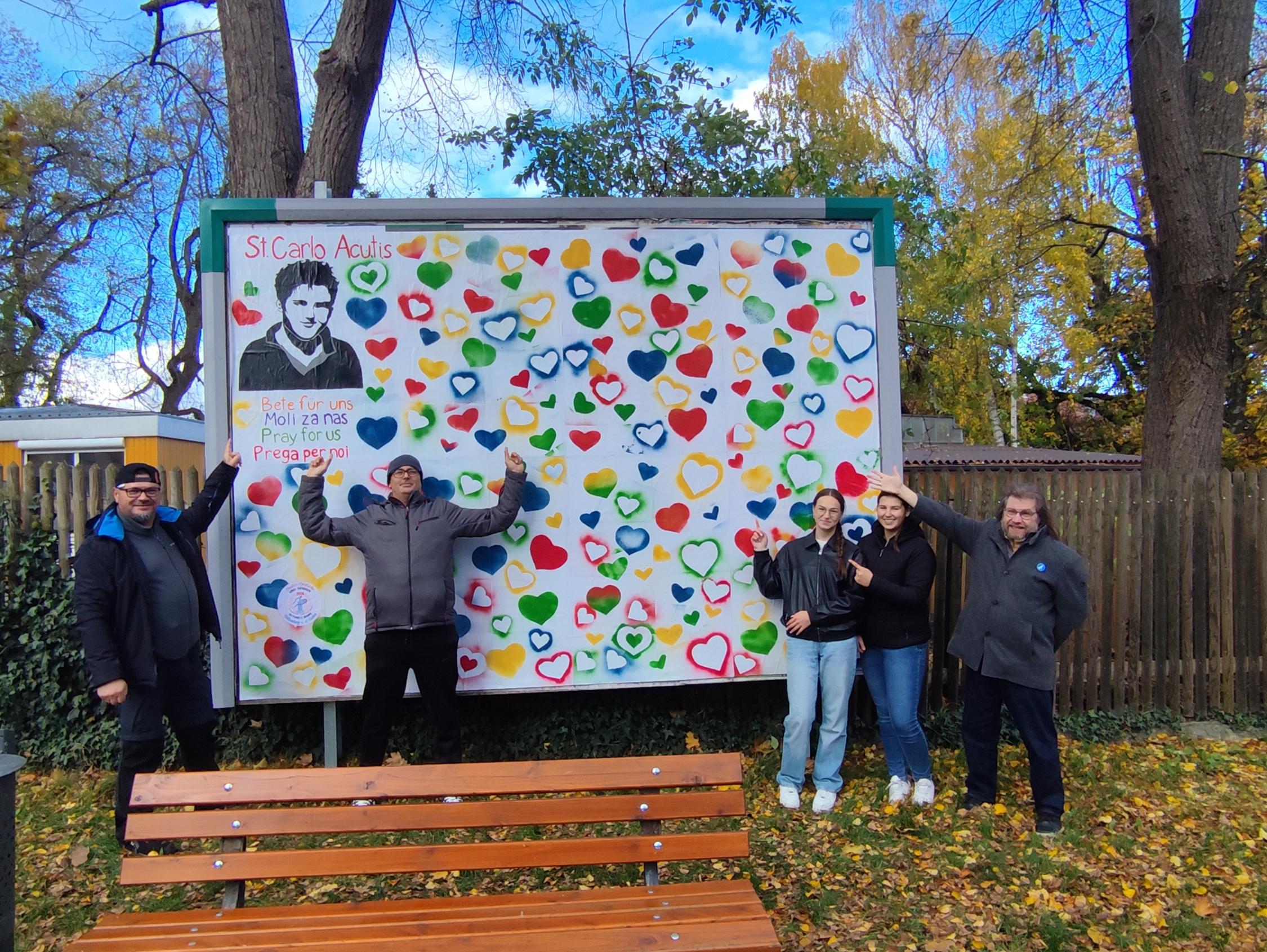 Plakatwandaktion 2025 der Kindergruppe St. Johannis Rothenburg
