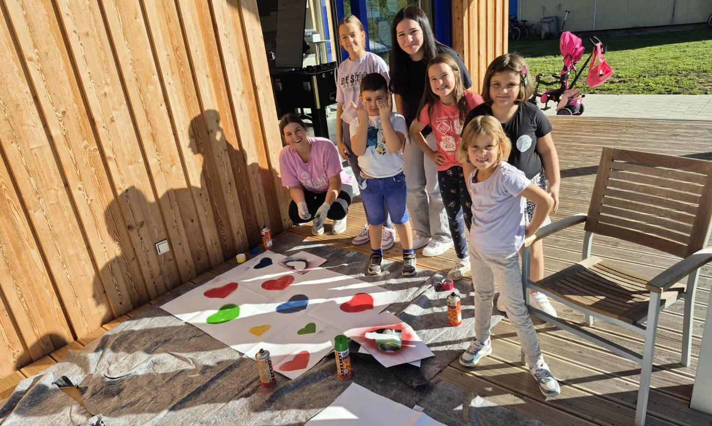 Plakatwandaktion 2025 der Kindergruppe St. Johannis Rothenburg