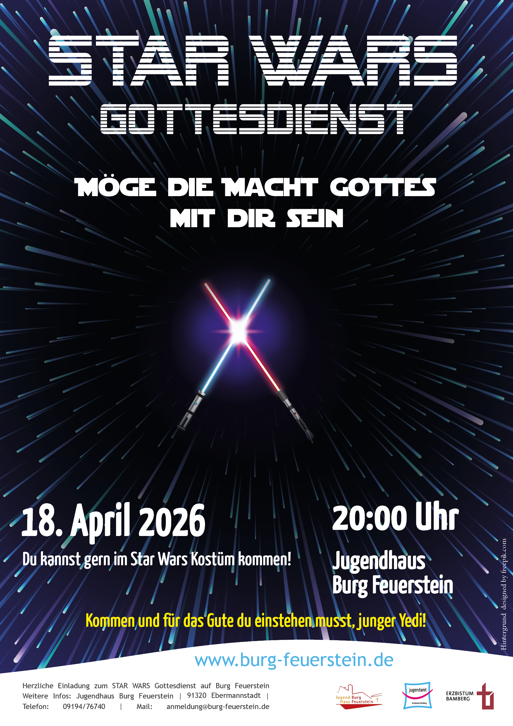 Star Wars Gottesdienst auf Burg Feuerstein