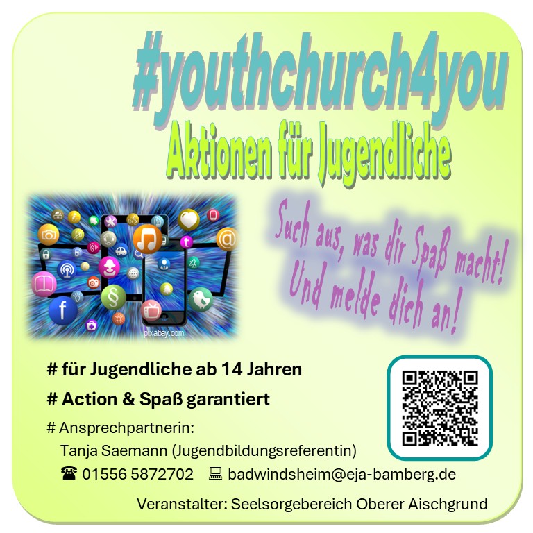 Werbekarte für #youthchurch4you